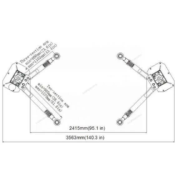 LAUNCH TLT245ATL 4,5 т Подъемник 380В 2х стоечный с верхней синхронизацией (синий) в Санкт-Петербурге купить по выгодной цене 100kwatt.ru