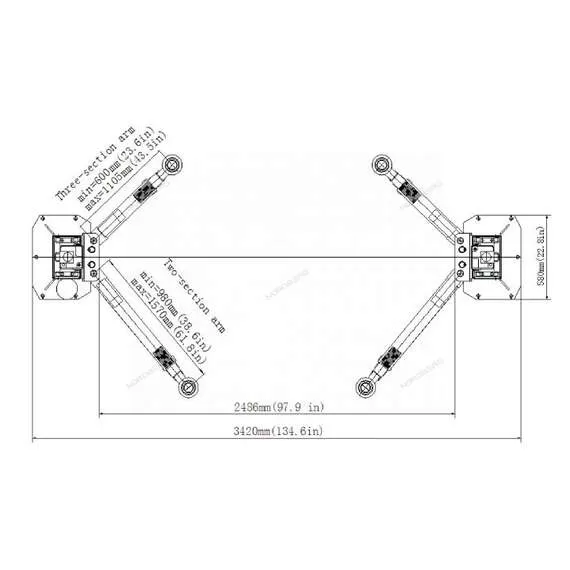 LAUNCH TLT245ATL 4,5 т Подъемник 380В 2х стоечный с верхней синхронизацией (красный) в Санкт-Петербурге купить по выгодной цене 100kwatt.ru