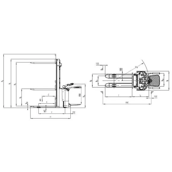 Noblelift PSE15-C DX29 1,5 т 2,9 м Штабелер самоходный с платформой оператора в Санкт-Петербурге, Грузоподъемность: 1.5 тонны (1500 кг), Высота подъема вил, м.: 2.9 м, Тип батареи: Кислотная, необслуживаемая купить по выгодной цене 100kwatt.ru