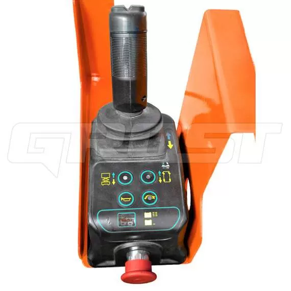 GROST SPX H230-14 230 кг 14 м Самоходный подъемник ножничного типа в Санкт-Петербурге, Грузоподъемность: 230 кг, Высота подъема, м.: 14 м, Тип питания: аккумуляторные (DC), Тип батареи: Кислотная, обслуживаемая купить по выгодной цене 100kwatt.ru