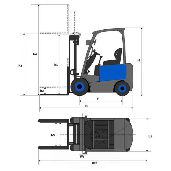 DOLPHINLIFT DLE 30 TX 60 Li-ion 3 т 6 м Электрический погрузчик (пр-во Турция, Side-Shift) в Санкт-Петербурге, Грузоподъемность: 3 тонны (3000 кг), Высота подъема вил, м.: 6 м, Напряжение: 115 В, Тип батареи: Li-ion, литий-ионная купить по выгодной цене 100kwatt.ru